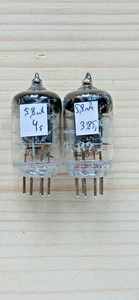 2pcs 6J2P 6Ж2П 6AS6 Rare Strong Matched Pair  Military Tubes Fryazino 57'  NOS - Picture 1 of 3