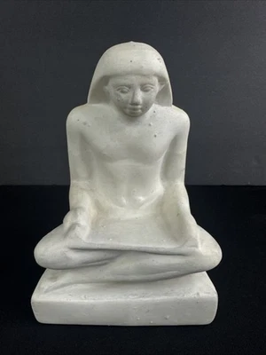 "Escultura de cerámica Hassan Heshmat sentado académico - 6,5"" Egipto (1)" Foto 1 de 4