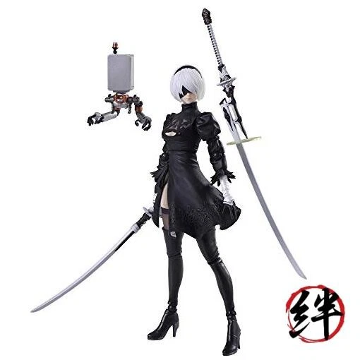 Square Enix Nier Automata 2B (YoRHa No. 2 Type B) Ver. 2 Bring Arts Action - Image 1 of 4