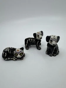 3er Set Tag der Toten Hund und Katze Sugar Skull Salz und Pfefferstreuer - Bild 1 von 10