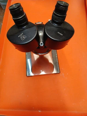 Vintage Spencer  Microscope - Binocular. W/ Cabinet - Image 1 of 4