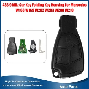 3 Tasten 433MHz Auto Schlüssel Für Mercedes Benz W168 W202 W203 W208 W210 W211/ - Bild 1 von 12