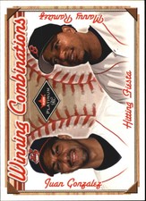 2001 Fleer Platinum Winning Combinations Card #22 J.Gonzalez/M.Ramirez Sox/2000 
