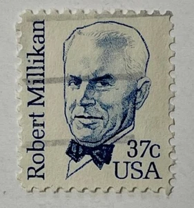 United States USA Postage Stamp 37 Cents Robert Millikan Canceled - Picture 1 of 1
