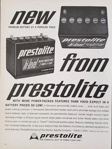 1963 Prestolite Battery Hi-Level Automobile Vintage Print Ad - Picture 1 of 1