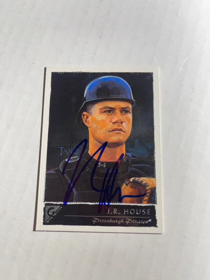 Pittsburgh Pirates JR HOUSE Signed Card - Image 1 of 1
