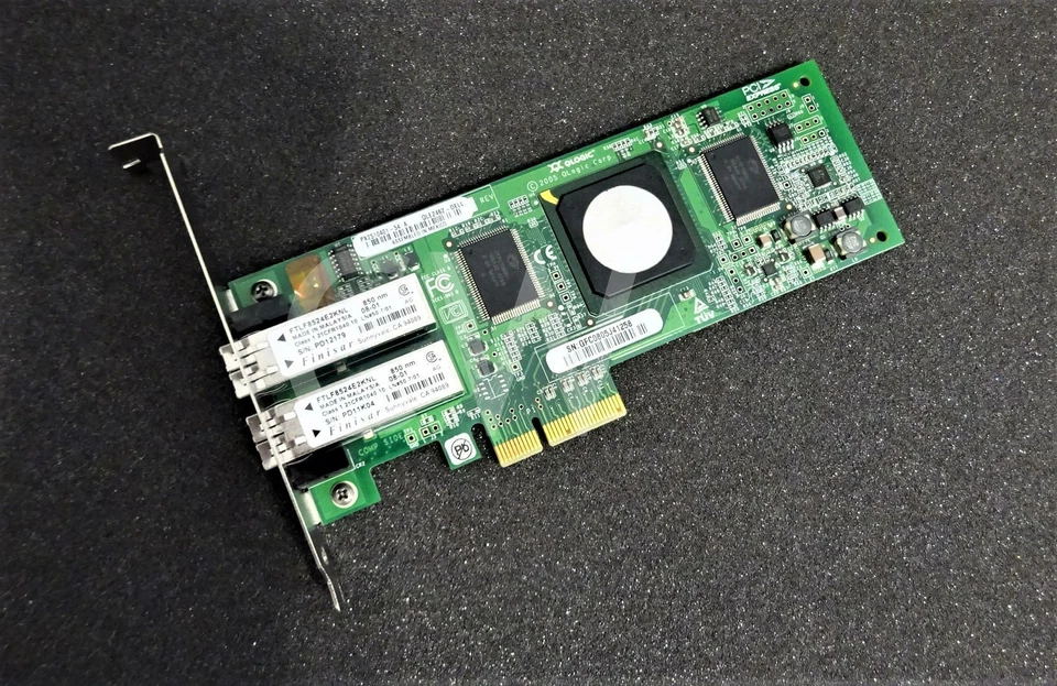 Dell KC184 Dual Port Fibre Channel 4Gbps PCI-Express x4 HBA Controller Card - Image 1 of 2