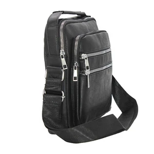 Bolso de trabajo de cuero para hombre bandolera bandolera mensajero azafata  - Imagen 1 de 5