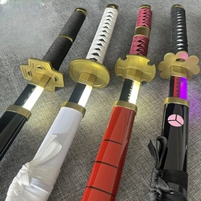 One Piece Zoro Roronoa Luffy Light Up Swords Katana Anime Cosplay Gift Toy - image 1 of 3