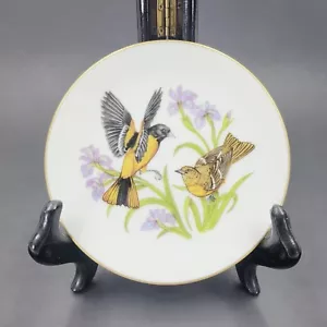 Plato de la sociedad de coleccionistas Song of the Orioles Lenox 5 in Japón hecho a mano 1993 - Imagen 1 de 4