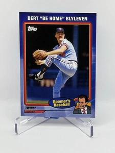 Bert "Be Home" Blyleven soprannome Parallel 2024 Topps Berman Boomer's Baseball - Foto 1 di 2