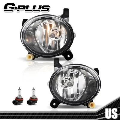 Fit For 2009 2010 2011 2012 Audi A4 S4 B8 Sedan Pair Front Fog Light Lamp Kit - Image 1 of 4
