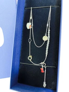 Swarovski Discontinued Hello Kitty Necklace - Rare Collectible - Picture 1 of 2