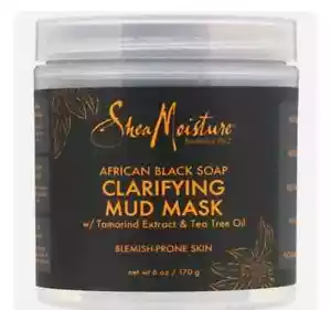 Shea Moisture African Black Soap Clarifying Mud Mask 6 Oz - Picture 1 of 1