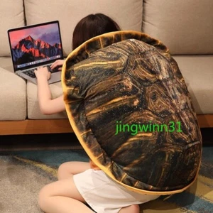 Simulated turtle shell throw pillow Plush toy wearable Pillow Gift 100cm cushion - Picture 1 of 12