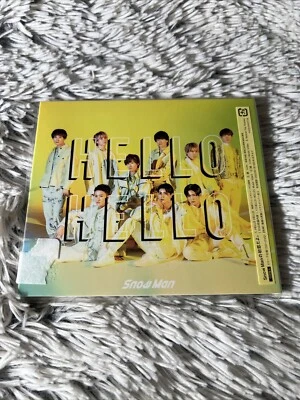 Snow Man HELLO HELLO First Limited edition A CD+DVD J-POP NEW AVCD-61077 Foto 1 de 3