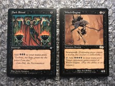Dark Ritual 1x (Ice Age) & Witch Engine 1x (Urza's Saga) - MTG Black Cards Lot