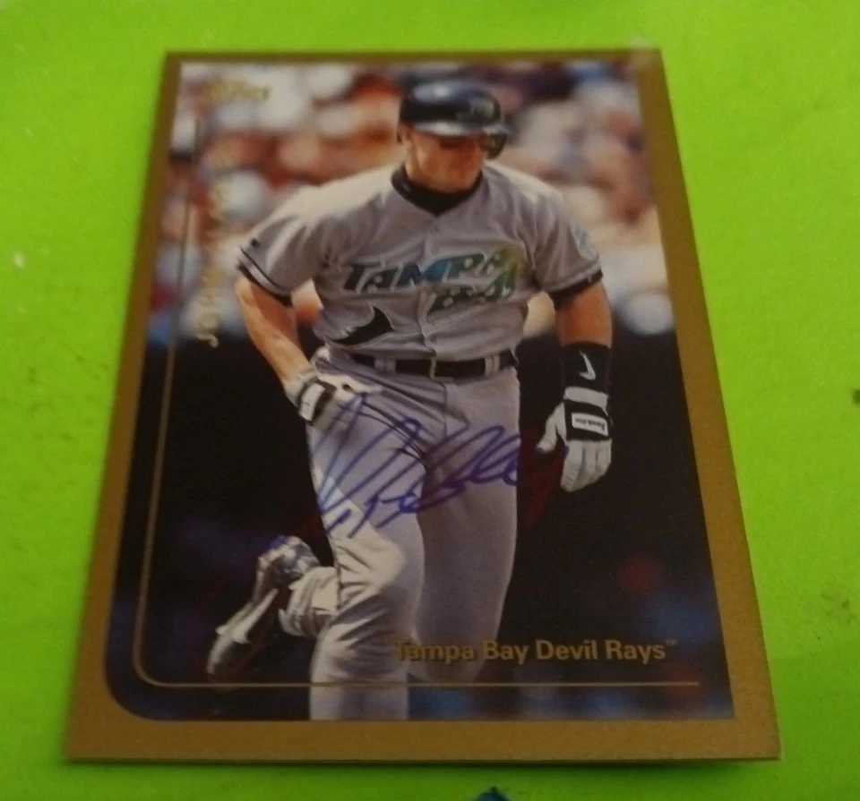 1999 John Flaherty SIGNED Topps MLB  Card #4 Tampa Bay Devil Rays AUTOGRAPH MINT - Image 1 of 1