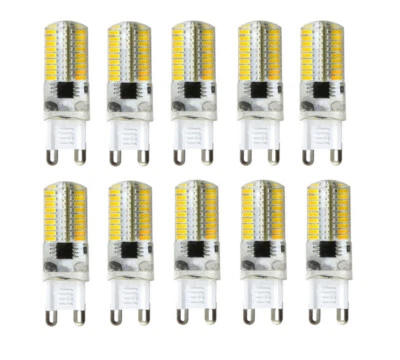 10pcs G9 T5 Led Light bulb 4W 72-4014 SMD Silicone Lamp 110V/220V - Image 1 of 4