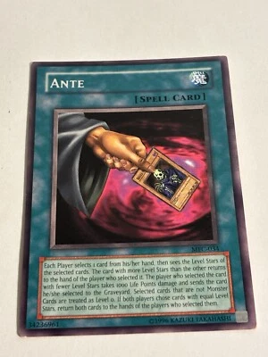 1996 MFC-034 Ante Rare UNL Edition Near Mint Condition Yugioh Card - Image 1 of 4
