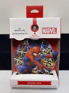 Hallmark Marvel Comics Spider-Man Intermitente Iluminado Adorno de Navidad Nueva Caja - Imagen 1 de 5