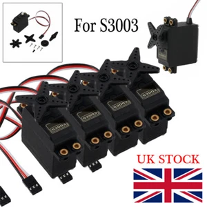 High Torque Standard Servo For Futaba S3003 Helicopter Plane Boat RC Car UK - Picture 1 of 11