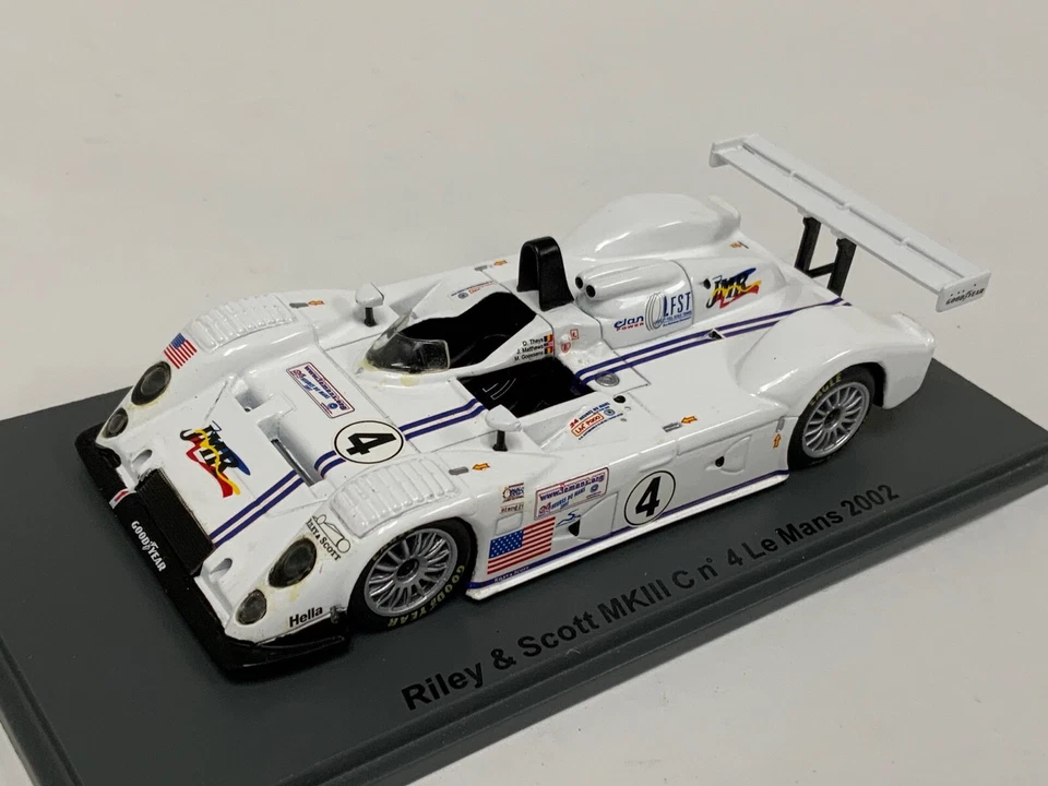 1/43 Spark Riely & Scott MKIII from 2002 24 Hours of Le Mans car #4 SCRS11 CS481 - Image 1 of 4