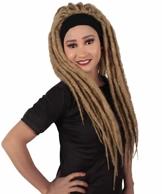 Adult Women's Deluxe Brown Dreadlocks Wig, HW-1522 - Image 1 of 4