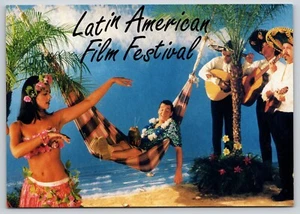 Postal El Décimo Festival de Cine Latinoamericano 1999 Londres Inglaterra Publicidad - Imagen 1 de 2