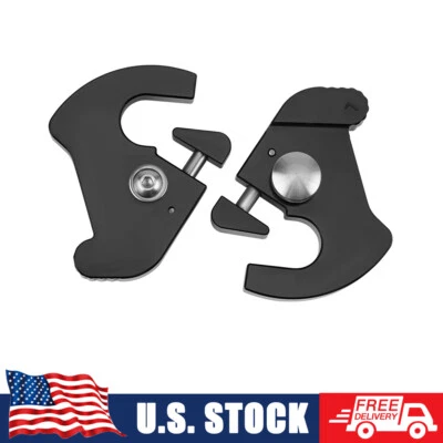 CNC Detachable Sissy Bar Luggage Rack Docking Latches Alu Clips For Harley - Image 1 of 4