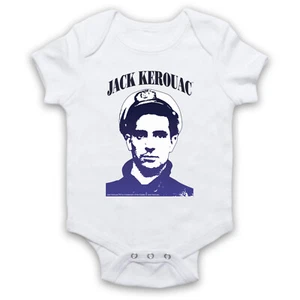 JACK KEROUAC 1 SEA CAPTAIN UNOFFICIAL AUTHOR BOOK BEAT BABY GROW BABYGROW GIFT - Picture 1 of 10