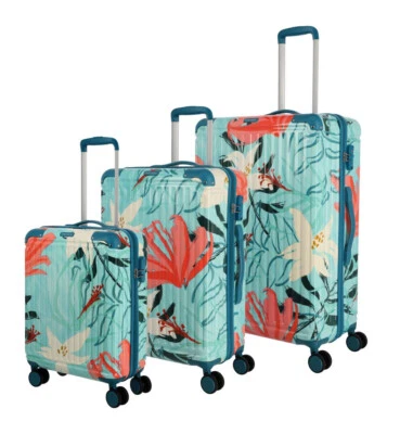 Travelite Cruise 4-Rollen Kofferset 3 tlg. REISEKOFFER türkise lilie - Bild 1 von 3