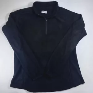 Magellan Jacket Unisex Size L Black Outdoors 1/4 Zip Fleece Outerwear Top Jacket - Picture 1 of 5