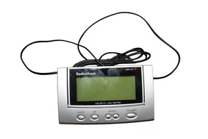 Genuine Radio Shack Caller Id Call Waiting ID Box Back Lit Silver - Zdjęcie 1 z 4