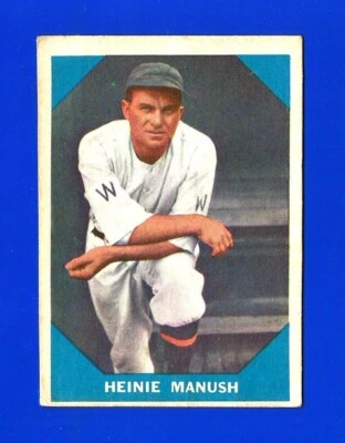 Fleer Set Break #18 1960 Heinie Manush Ex+/Exmint Hof Tigers/Senators (Sb1)  Foto 1 de 2