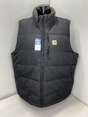 Carhartt Womens Vest Jacket Black Size XL Montana Puffer Insulated Reversible - Image 1 of 4