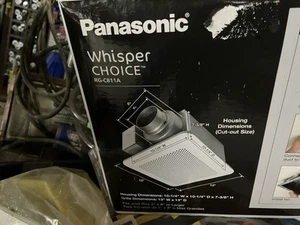 Panasonic WhisperChoice 80/110 CFM Ceiling Exhaust Bath Fan RG-C811A New - Picture 1 of 4