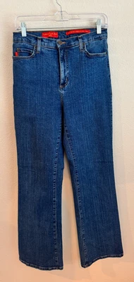 NYDJ Jeans Women's Straight Leg Blue Denim Lift Tuck Technology Stretch Size 10 - Image 1 of 4