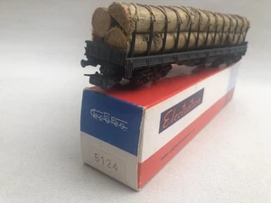Electrotren 5124 HO Gauge RENFE Bogie Lumber Wagon 450 327 Grey Nr Mint Boxed - Picture 1 of 20