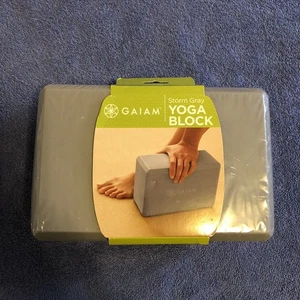 Yoga Block Foam Gray NEW SEALED 9 x 6 Inches Lightweight Soft Stretch Balance - Picture 1 of 6