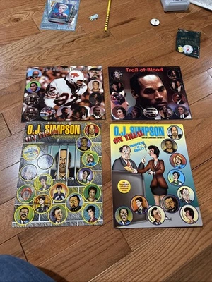 OJ Simpson 复古 POG 系列 49 POGS 血迹美国悲剧罕见 — 第 1/4 张图片