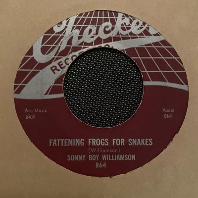 SONNY BOY WILLIAMS - FATTENING FROGS FOR SNAKES / I DON'T KNOW, CHECKER 864, 45 - Imagem 1 de 4