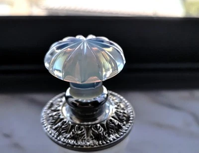 POIGNÉE Bouton de TIROIR - VERRE ou cristal OPALESCENT - 35 mm - Photo 1/4