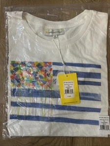 NEU Kerri Rosenthal T-Shirt United States of Love T-Shirt Damen Gr. Medium - Bild 1 von 5