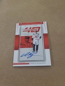 2024 NT William Byron 40 On Card Auto #H40-WBR #13/49 Made C002600 - Picture 1 of 2