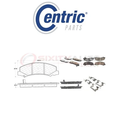 Centric Posi Quiet Ceramic Brake Pads w Shims for 2014-2016 Chevrolet Impala gs Foto 1 de 4