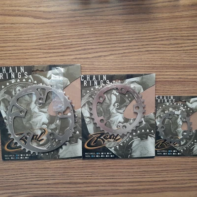 Juego de 3 platos reales 42t, 32t, 20t 5 agujeros 94 y 58 BCD EE. UU. Raro Nuevo Foto 1 de 4