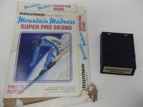 Mattel Intellivision Mountain Madness Super Pro Skiing With Box No Manual