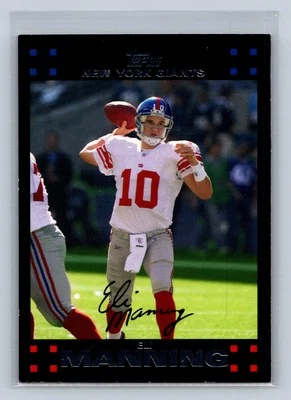 2007 Topps #30 Eli Manning - Image 1 of 2