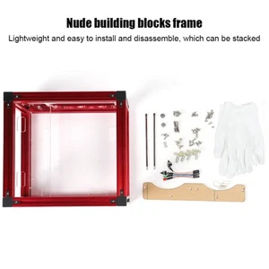 S DIY Open Frame Design ITX Water Cooling Computer PC Case Chassis FY - Afbeelding 1 van 15